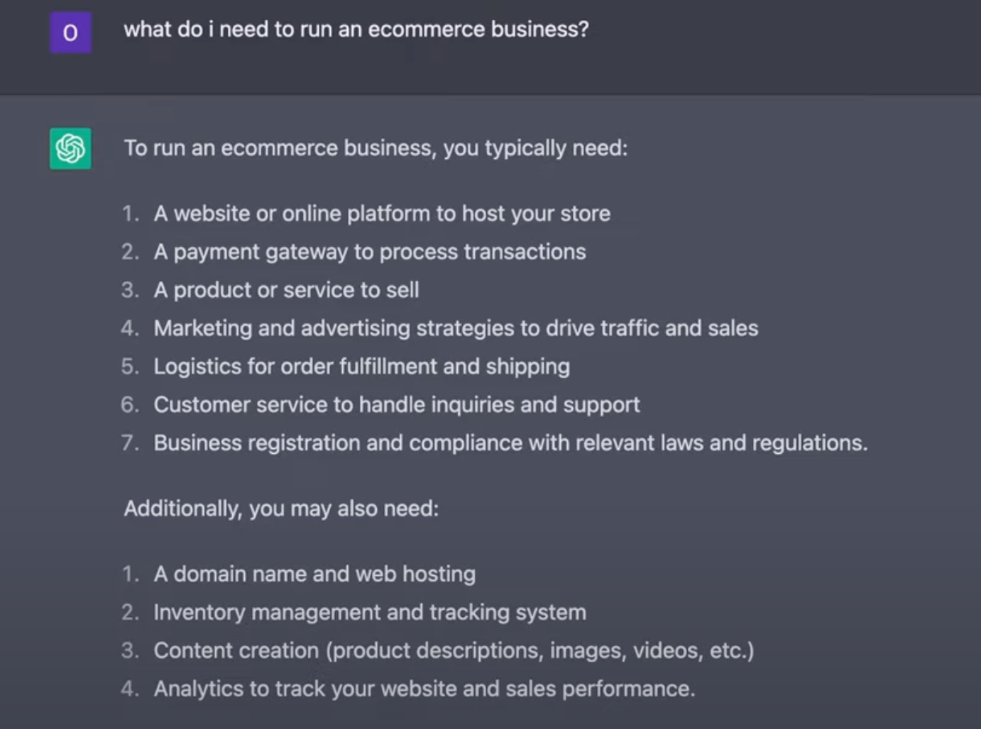 Does ChatGPT Know Ecommerce?