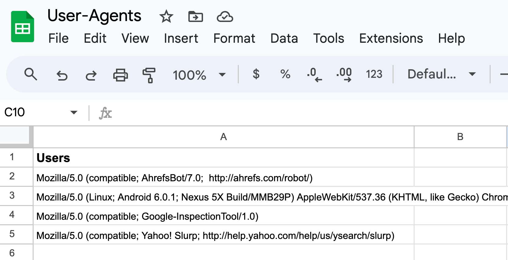 Track Site User Agents & Bots for Free with GTM + Google Sheets