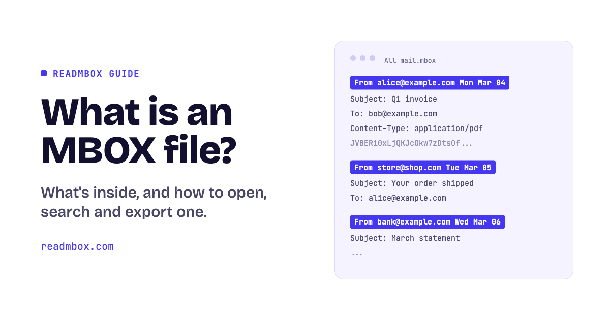 What Is an MBOX File? What's Inside and How to Open One