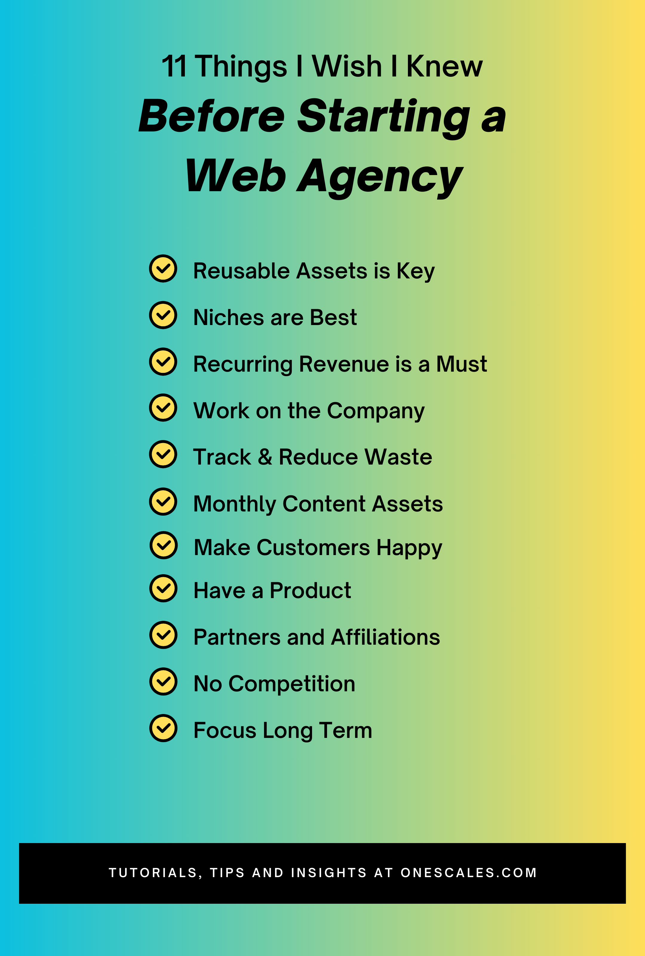 11 Things I Wish I Knew Before Starting a Web Agency