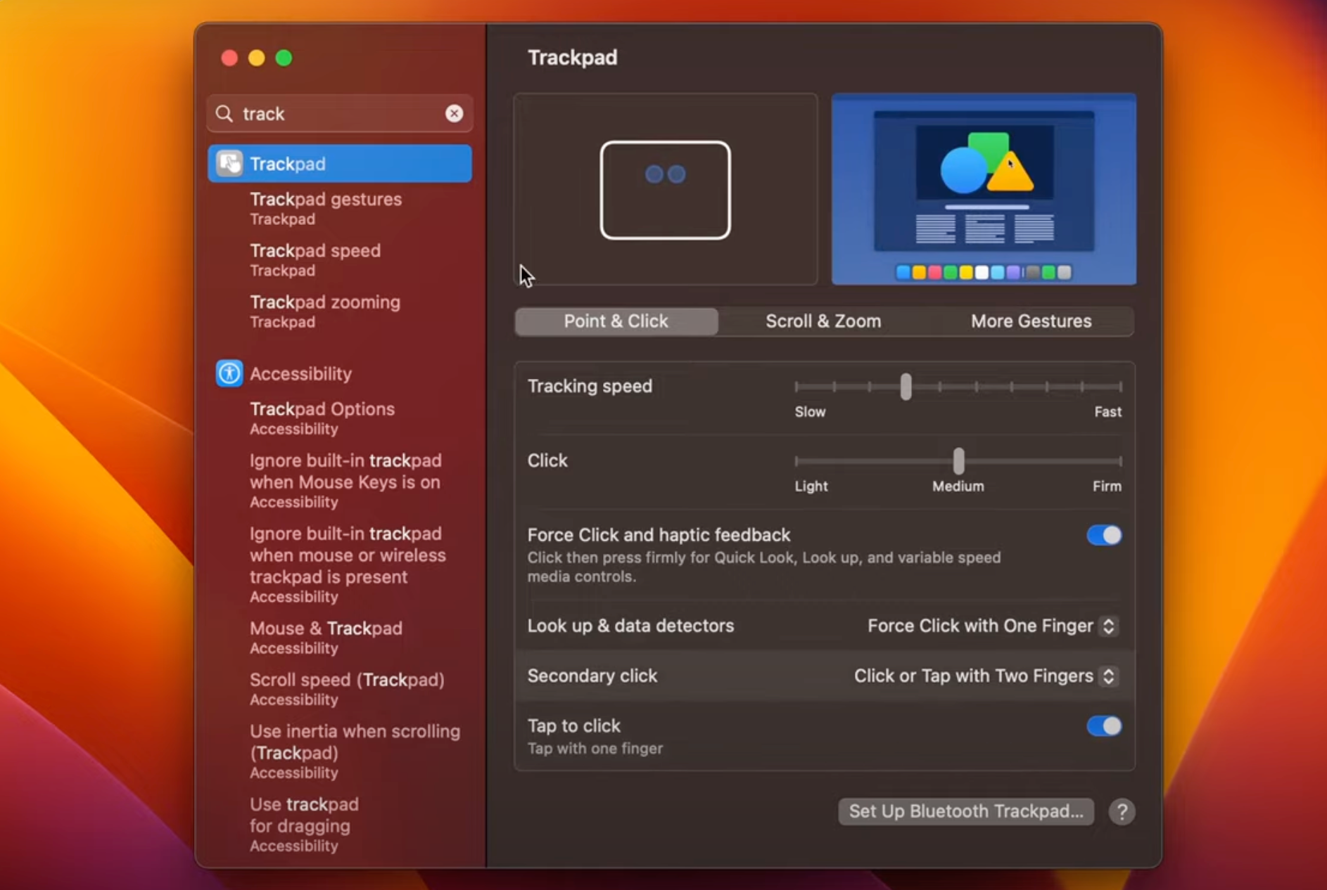 Enable Mac OS Tap to Click on Trackpad System Settings