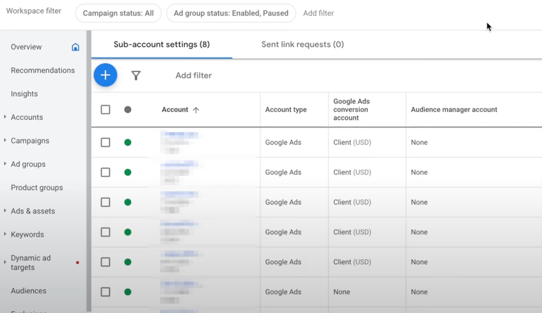 Unlinking Ads Accounts From Your Google Ads Manager