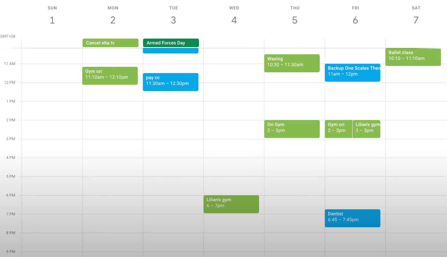 Export Google Calendar ICS to Google Sheets (excel)