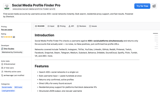 Social Media Profile Finder Pro: Find Any Username Across 400+ Networks